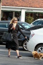 MISCHA BARTON Wlaks Her Dog Out in Beverly Hills 12/19/2015