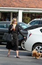 MISCHA BARTON Wlaks Her Dog Out in Beverly Hills 12/19/2015