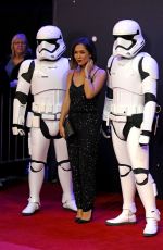 MYLEENE KLASS at Star Wars: The Force Awakens Premiere in London 12/16/2015