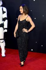 MYLEENE KLASS at Star Wars: The Force Awakens Premiere in London 12/16/2015