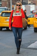 NICKY HILTON Out and About in New York 12/10/2015