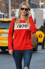 NICKY HILTON Out and About in New York 12/10/2015