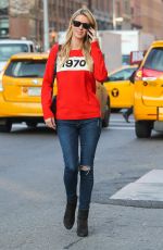 NICKY HILTON Out and About in New York 12/10/2015