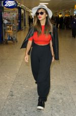 NICOLE SCHERZINGER at Heathrow Airport in London 12/15/2015