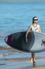OLIVIA WILDE in Bikini on the Beach in Hawaii 12/13/2015