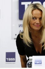 PAMELA ANDERSON at International Fund for Animal Welfare in Moscow 12/07/2015