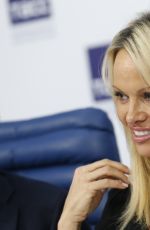 PAMELA ANDERSON at International Fund for Animal Welfare in Moscow 12/07/2015