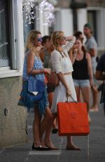 PARIS and NICKY HILTON Out Shopping in St. Barts 12/19/2015