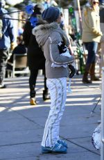 PARIS HILTON Out and About in Aspen 12/28/2015