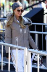 PARIS HILTON Out and About in Aspen 12/28/2015