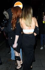PERRIE EDWARDS Arrives at Sexy Fish Restaurant in London 12/21/2015