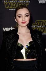 PEYTON LIST at Star Wars: Episode VII – The Force Awakens Premiere in Hollywood 12/14/2015