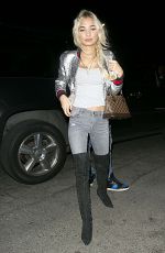 PIA MIA PEREZ Leaves The Nice Guy Restaurant in West Hollywood