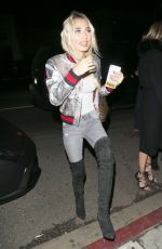 PIA MIA PEREZ Leaves The Nice Guy Restaurant in West Hollywood