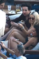 PIXIE GELDOF, RITA ORA and DAISY LOWE at a Pool in Miami 12/29/2015