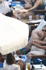 PIXIE GELDOF, RITA ORA and DAISY LOWE at a Pool in Miami 12/29/2015