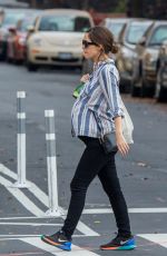 Pregnant ROSE BYRNE Out and About in New York 12/13/2015