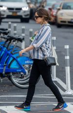 Pregnant ROSE BYRNE Out and About in New York 12/13/2015