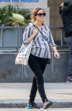Pregnant ROSE BYRNE Out and About in New York 12/13/2015