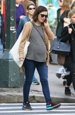 Pregnant ROSE BYRNE Out and About in New York 12/15/2015