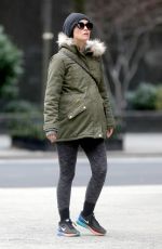 Pregnant ROSE BYRNE Out and About in New York 12/21/2015