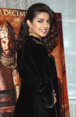 PRIYANKA CHOPRA at Bjirao Mastani Press Junket in New York 12/10/2015