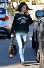 RACHEL BILSON in Jeans Out in Beverly Hills 12/01/2015