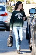 RACHEL BILSON in Jeans Out in Beverly Hills 12/01/2015