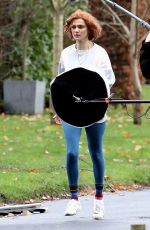 RACHEL WEISZ on the Set of Denial at Surrey 12/12/2015
