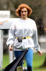 RACHEL WEISZ on the Set of Denial at Surrey 12/12/2015