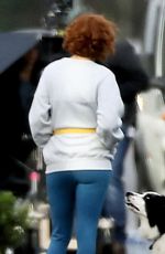 RACHEL WEISZ on the Set of Denial at Surrey 12/12/2015