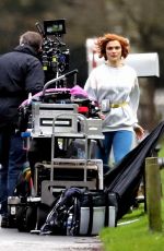 RACHEL WEISZ on the Set of Denial at Surrey 12/12/2015