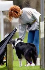 RACHEL WEISZ on the Set of Denial at Surrey 12/12/2015