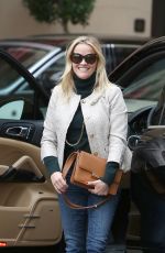REESE WITHERSPOON Arrives at Montage Beverly Hills Hotel 12/10/2015