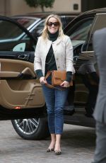 REESE WITHERSPOON Arrives at Montage Beverly Hills Hotel 12/10/2015