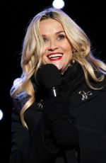 REESE WITHERSPOON at 93rd Annual National Christmas Tree Lighting in Washington 12/03/2015