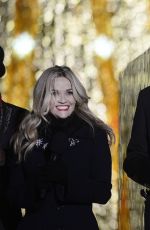 REESE WITHERSPOON at Obamas Light the National Christmas Tree in Washington 12/03/2015