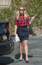 REESE WITHERSPOON in Skirt Out in Los Angeles 12/07/2015