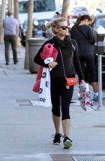 REESE WITHERSPOON Leaves Yoga Class in Brentwood 12/08/2015