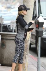 REESE WITHERSPOON Out for Jogging in Los Angeles 12/10/2015