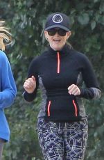 REESE WITHERSPOON Out for Jogging in Los Angeles 12/10/2015