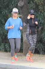 REESE WITHERSPOON Out for Jogging in Los Angeles 12/10/2015