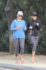 REESE WITHERSPOON Out for Jogging in Los Angeles 12/10/2015