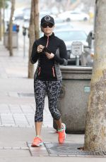 REESE WITHERSPOON Out for Jogging in Los Angeles 12/10/2015