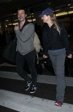RENEE ZELLWEGER at LAX Airport in Los Angeles 12/29/2015