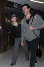 RENEE ZELLWEGER at LAX Airport in Los Angeles 12/29/2015