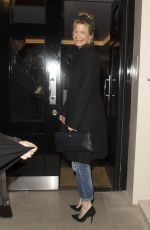 RENEE ZELLWEGER Night Out in London 12/18/2015