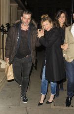 RENEE ZELLWEGER Night Out in London 12/18/2015