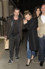 RENEE ZELLWEGER Night Out in London 12/18/2015