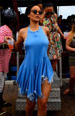 RIHANNA at The Jolly Roger Party Boat in Barbados 12/27/2015